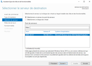 Installation Active Directory | Guide complet pour Windows Server