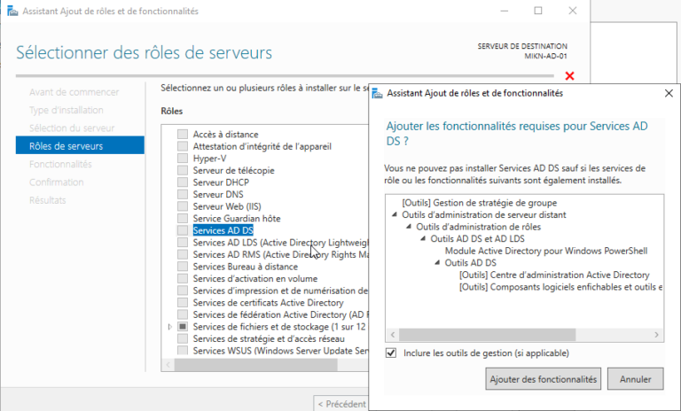 Installation Active Directory | Guide complet pour Windows Server