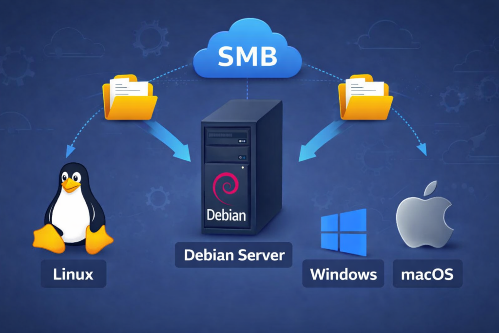 Partage SMB debian