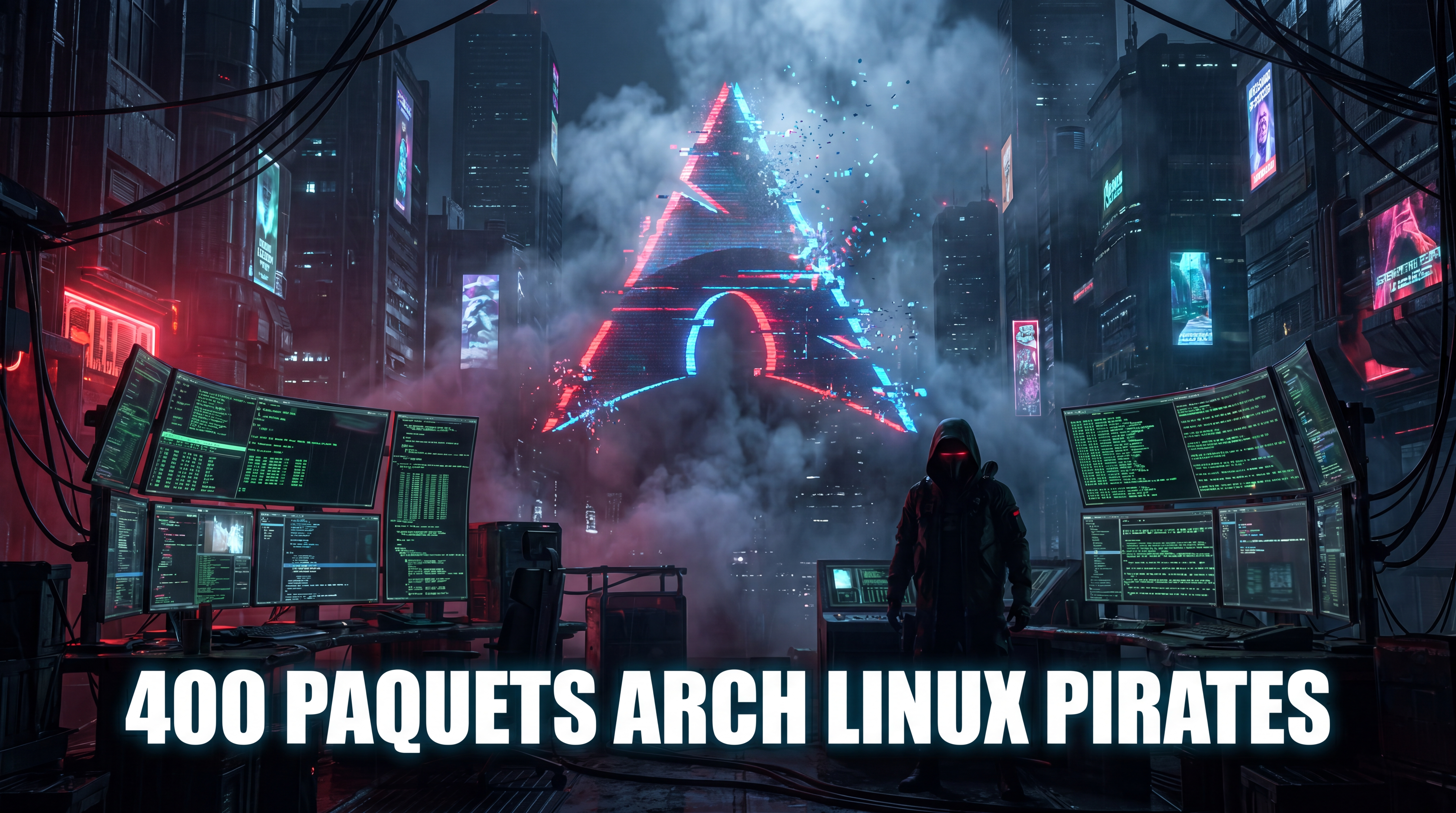 Plus de 400 paquets Arch Linux compromis dans l'AUR pour diffuser un rootkit et un infostealer contre les développeurs